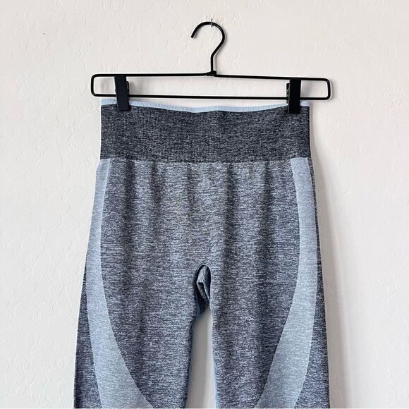 PINK Victoria Secret Seamless Leggings Blue Grey S - Picture 3 of 6